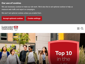 'lancs.ac.uk' screenshot