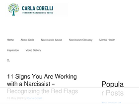 'carlacorelli.com' screenshot
