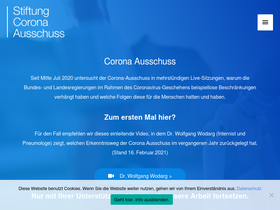'corona-ausschuss.de' screenshot