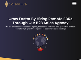 'saleshive.com' screenshot
