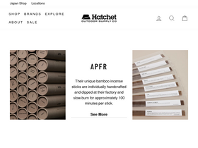 'hatchetsupply.com' screenshot