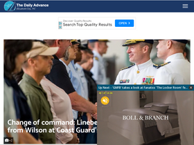 'dailyadvance.com' screenshot