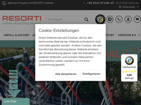 'resorti.de' screenshot
