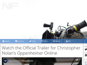 'nolanfans.com' screenshot