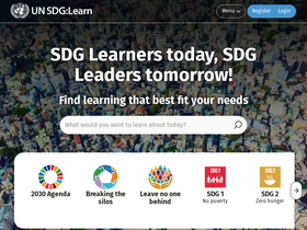 'unsdglearn.org' screenshot