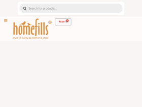 homefills.in homepage screenshot