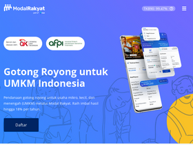 'modalrakyat.id' screenshot