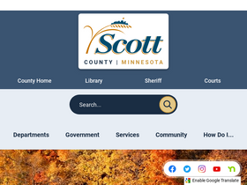 'scottcountymn.gov' screenshot