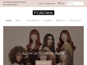 folliclesbhb.com.au homepage screenshot