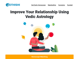 'jothishi.com' screenshot
