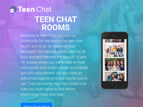 'teen-chat.org' screenshot