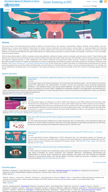 screening.iarc.fr
