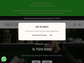 dottorcanapa.com homepage screenshot