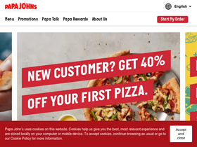 'papajohns.com.mx' screenshot