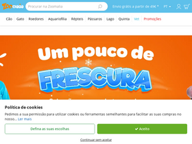 'zoomalia.pt' screenshot