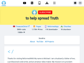 'reformedwiki.com' screenshot