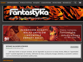 'fantastyka.pl' screenshot