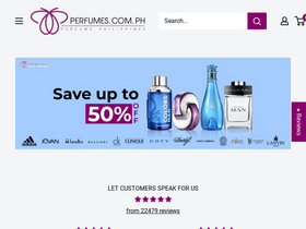 'perfumes.com.ph' screenshot