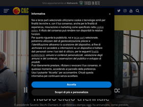 'calciolecce.it' screenshot