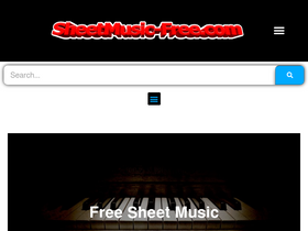 'sheetmusic-free.com' screenshot