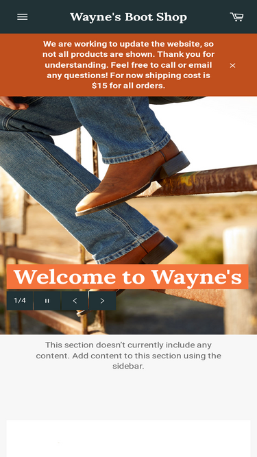 waynesbootshop.com