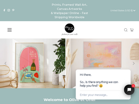 'oliveetoriel.com' screenshot