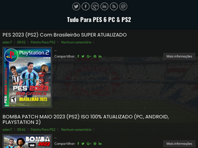 Baixar Bomba Patch (Janeiro) 2023 PS2 ISO grátis em português