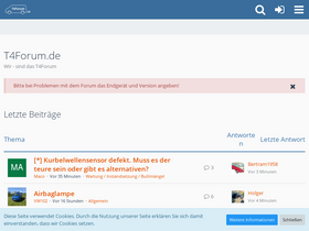 't4forum.de' screenshot