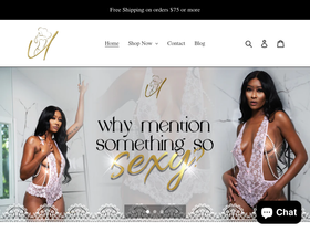 shopunmentionables.com homepage screenshot