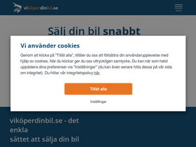 'vikoperdinbil.se' screenshot