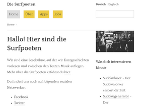 'surfpoeten.de' screenshot