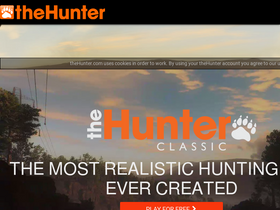 'thehunter.com' screenshot