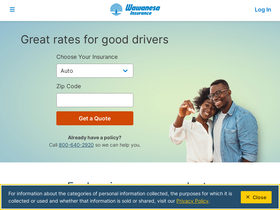 'wawanesa.com' screenshot