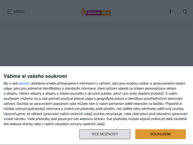 'motherclub.cz' screenshot