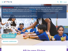 'giving.sg' screenshot