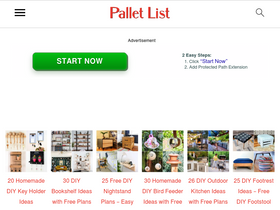 'palletlist.com' screenshot