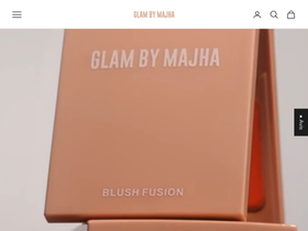 Glambymajha website screenshot