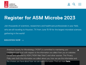 'asm.org' screenshot