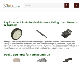 'thepartsbiz.com' screenshot