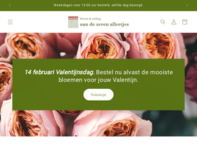 aandezevenalleetjes.nl homepage screenshot