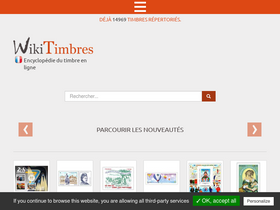 'wikitimbres.fr' screenshot