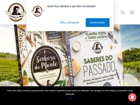 'asenhoradomonte.com' screenshot