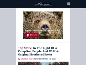 'mountainjournal.org' screenshot