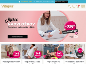 'vitapur.si' screenshot