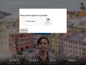 'detourista.com' screenshot