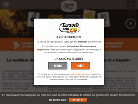 'eliquidandco.com' screenshot
