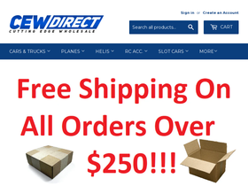 cewdirect.com homepage screenshot