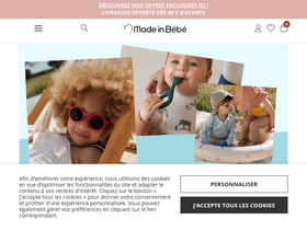 'madeinbebe.com' screenshot