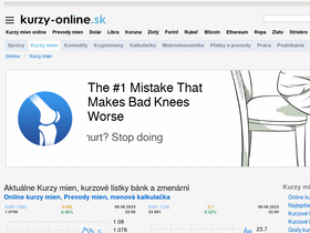 'kurzy-online.sk' screenshot