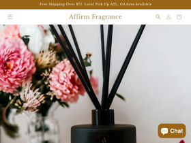 affirmfragrance.com homepage screenshot
